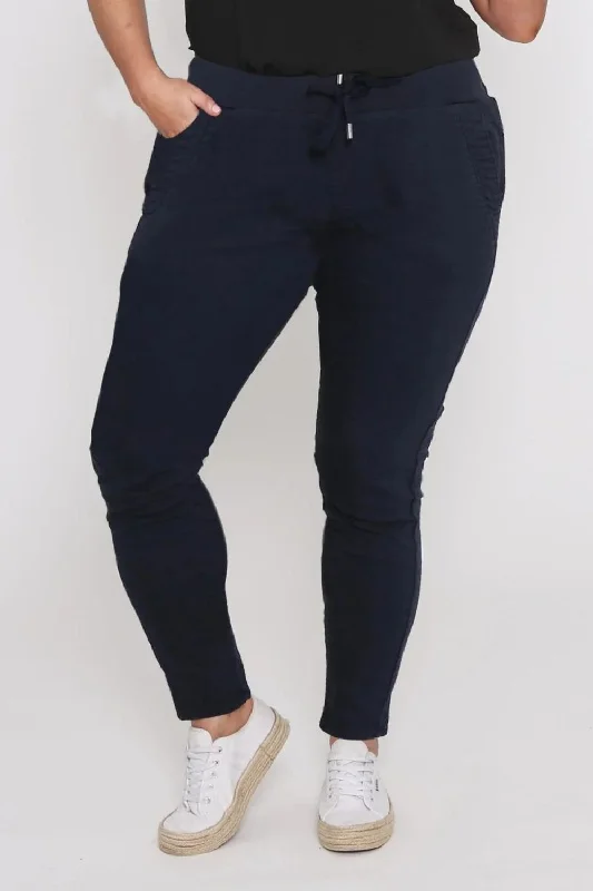 Riley Denim Jogger | Ink