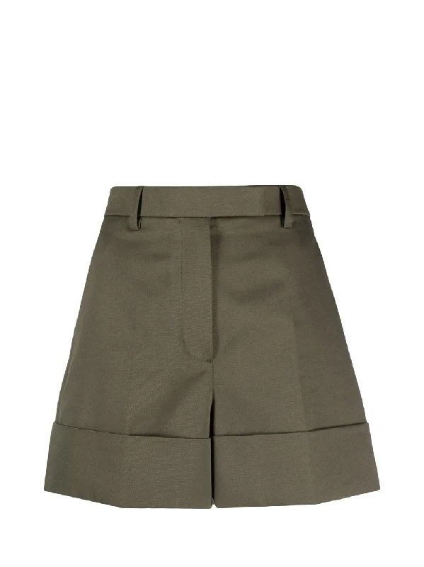 Cotton Twill Sack Shorts