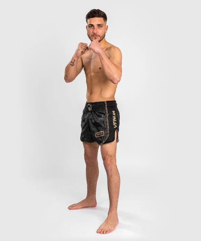 Venum Santa Muerte Dark Side - Muay Thai Shorts - Black/Brown