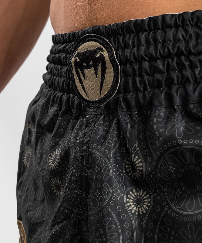 Venum Santa Muerte Dark Side - Muay Thai Shorts - Black/Brown