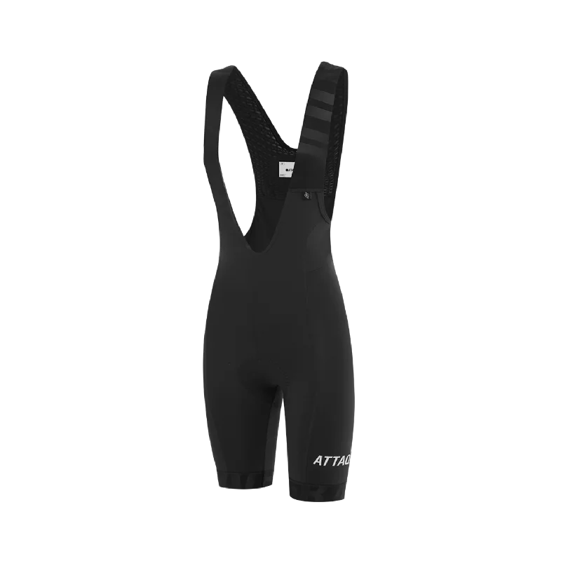 Attaquer Womens All Day Bib Short - Black/White