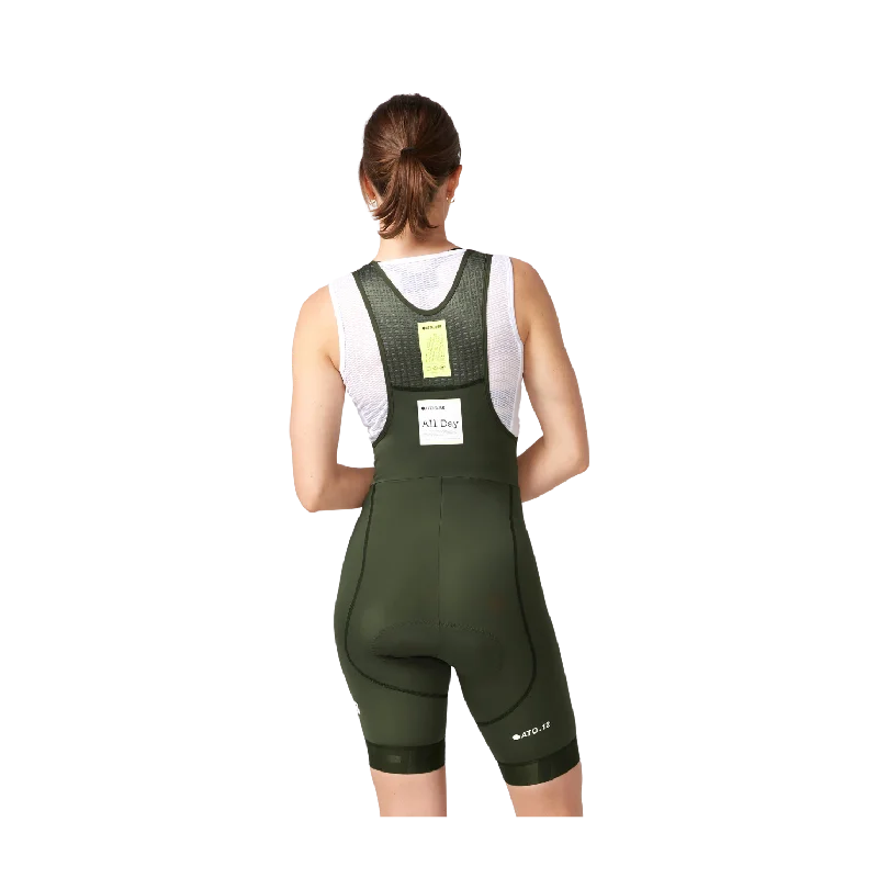 Attaquer Womens All Day Bib Short - Pine