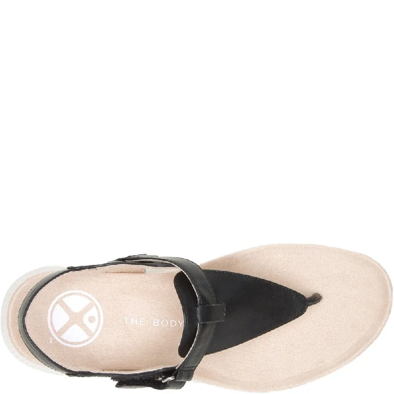 Black Breathe Toepost Sandals