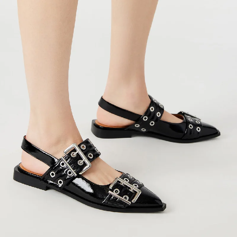 GRAYA BLACK PATENT