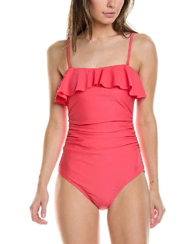 Jones New York Ruffle Sweetheart One-Piece